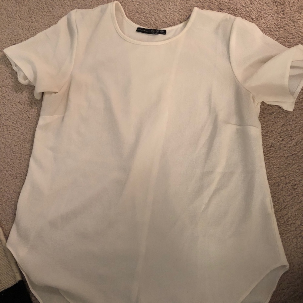 White open back top